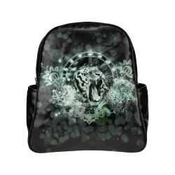 Amazing tigers Multi-Pockets Backpack (Model 1636)