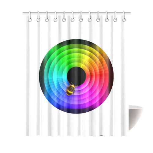Another Rainbow Day Shower Curtain 72"x84"