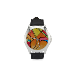 ABSTRACT Women's Classic Leather Strap Watch(Model 203)