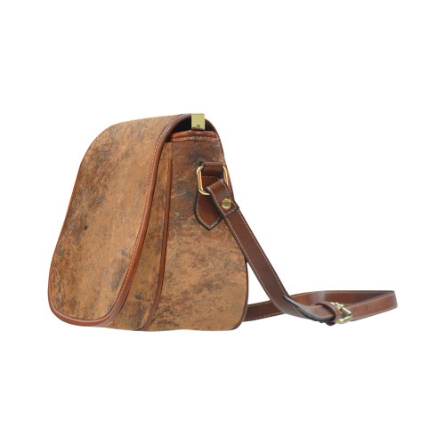 AGED LEATHER Saddle Bag/Small (Model 1649) Full Customization