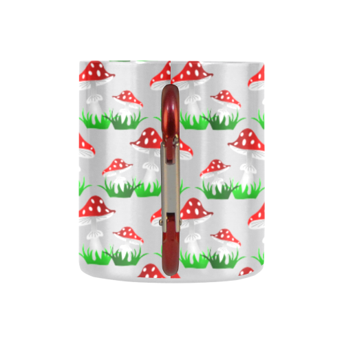 Toadstool red pattern Classic Insulated Mug(10.3OZ)