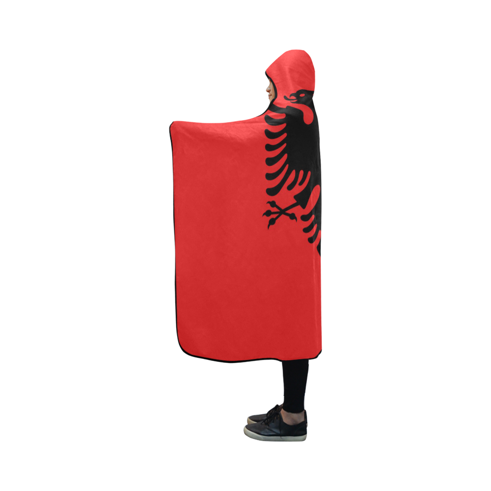 ALBANIA LARGE Hooded Blanket 50''x40''