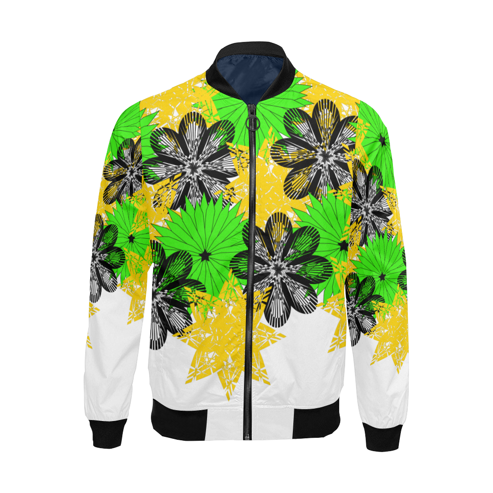 abstract bouquet All Over Print Bomber Jacket for Men (Model H19)