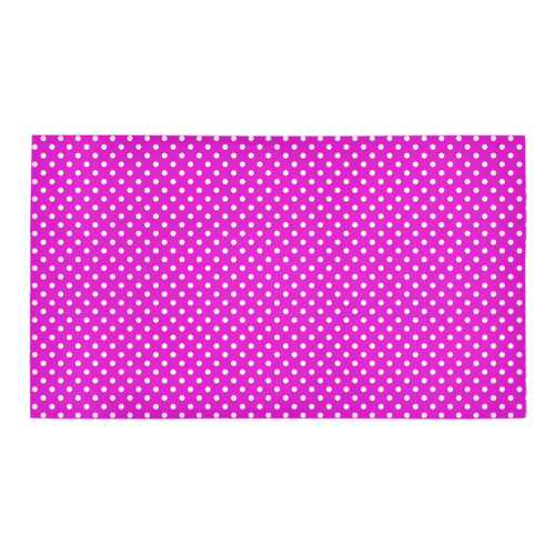 Pink polka dots Bath Rug 16''x 28''