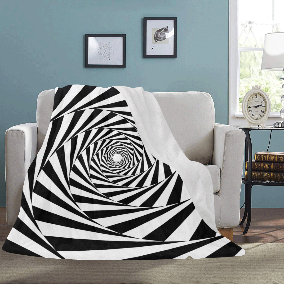 Spiral Ultra-Soft Micro Fleece Blanket 60"x80"