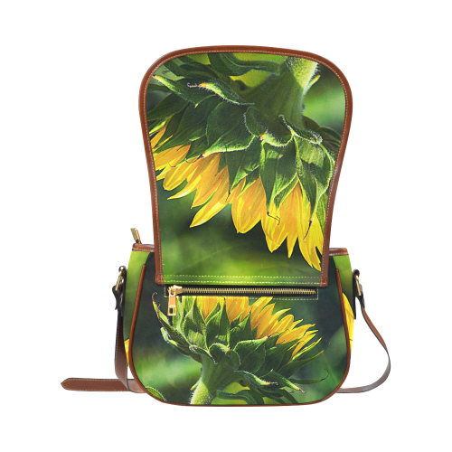 Sunflower New Beginnings Saddle Bag/Large (Model 1649)