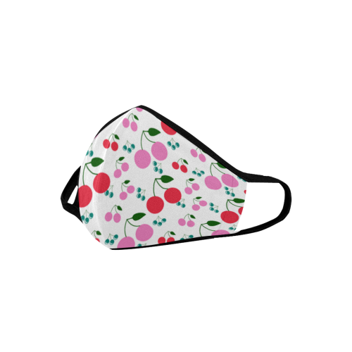 pink red cherries Mouth Mask