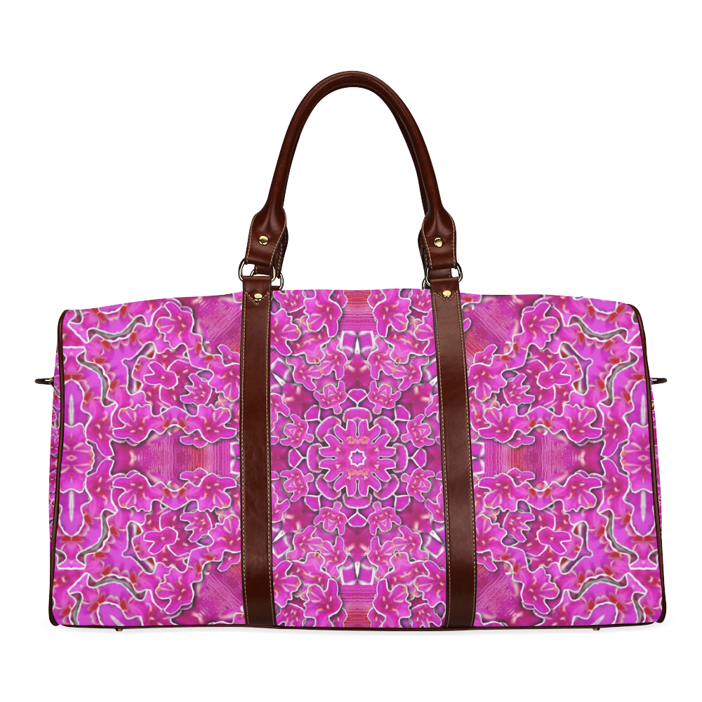 flowering and blooming to bring happiness Waterproof Travel Bag/Small (Model 1639)