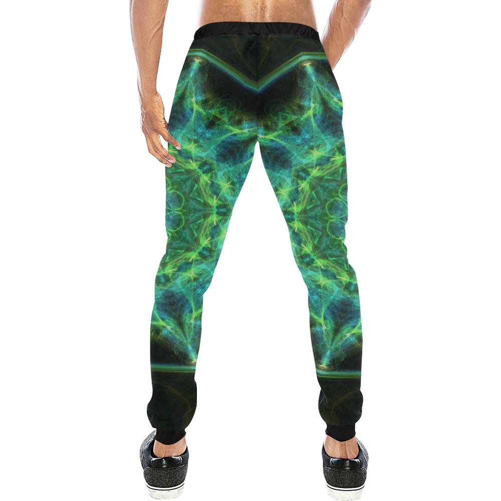 :Universal Kaleidoscope: Men's All Over Print Sweatpants (Model L11)