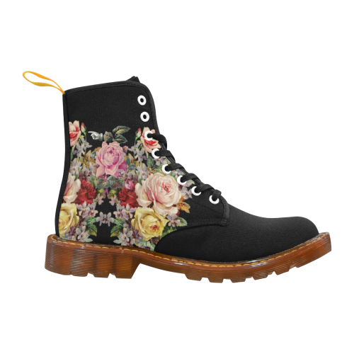 Nuit des Roses Black Toe Martin Boots For Women Model 1203H