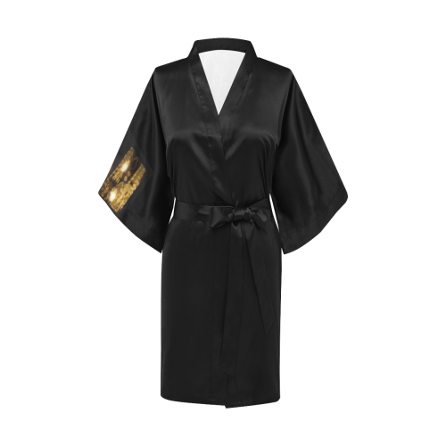 Black: Glittering Chandelier #LoveDreamInspireCo Kimono Robe