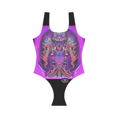 queen Vest One Piece Swimsuit (Model S04)