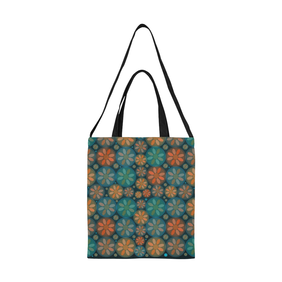 zappwaits flower 5 All Over Print Canvas Tote Bag/Medium (Model 1698)