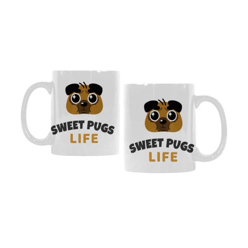 SWEET PUGS LIFE White Mug(11OZ)