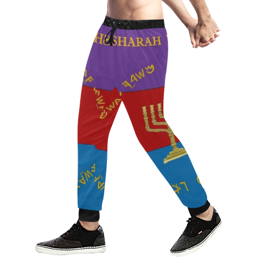 Masharah Yasharahla Men's All Over Print Sweatpants/Large Size (Model L11)