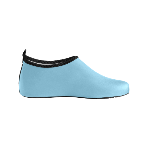 color baby blue Men's Slip-On Water Shoes (Model 056)