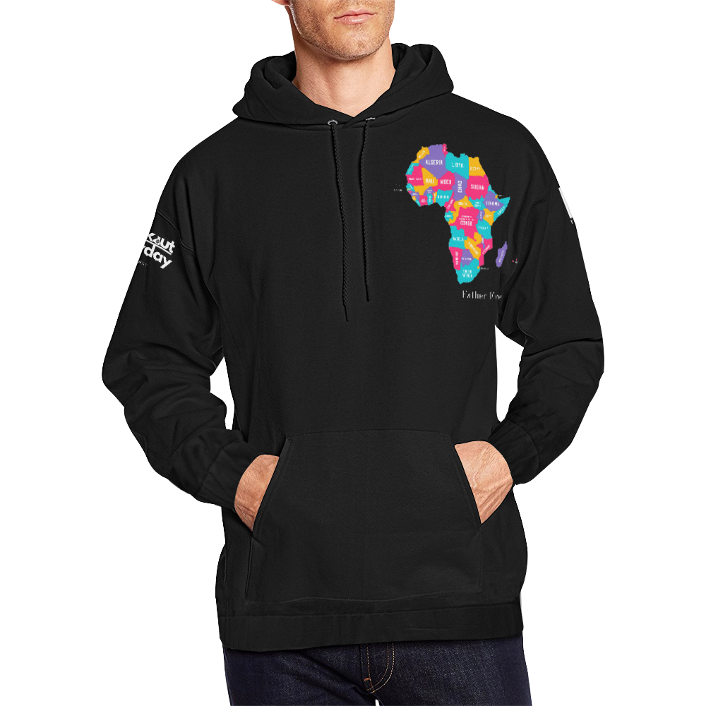 I blackout everyday All Over Print Hoodie for Men (USA Size) (Model H13)