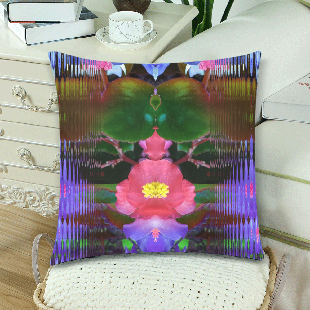 Digital1 Custom Zippered Pillow Cases 18"x 18" (Twin Sides) (Set of 2)