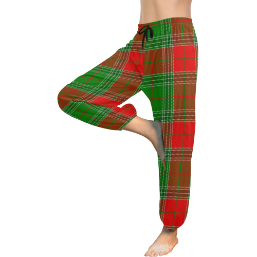 Christmas Plaid Women's All Over Print Harem Pants (Model L18)