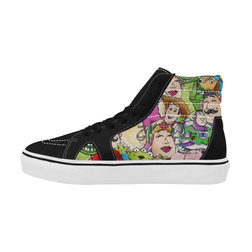 toystory3vans Women's High Top Skateboarding Shoes (Model E001-1)