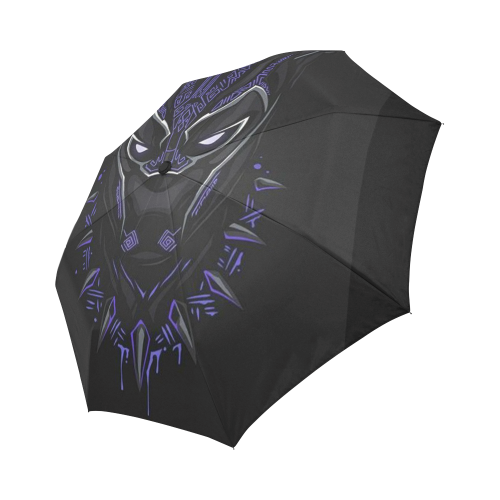 Black Panther Auto-Foldable Umbrella (Model U04)