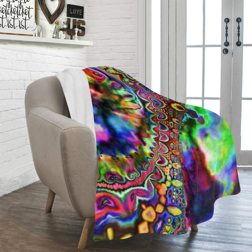 Ride The Rainbow Ultra-Soft Micro Fleece Blanket 50"x60"