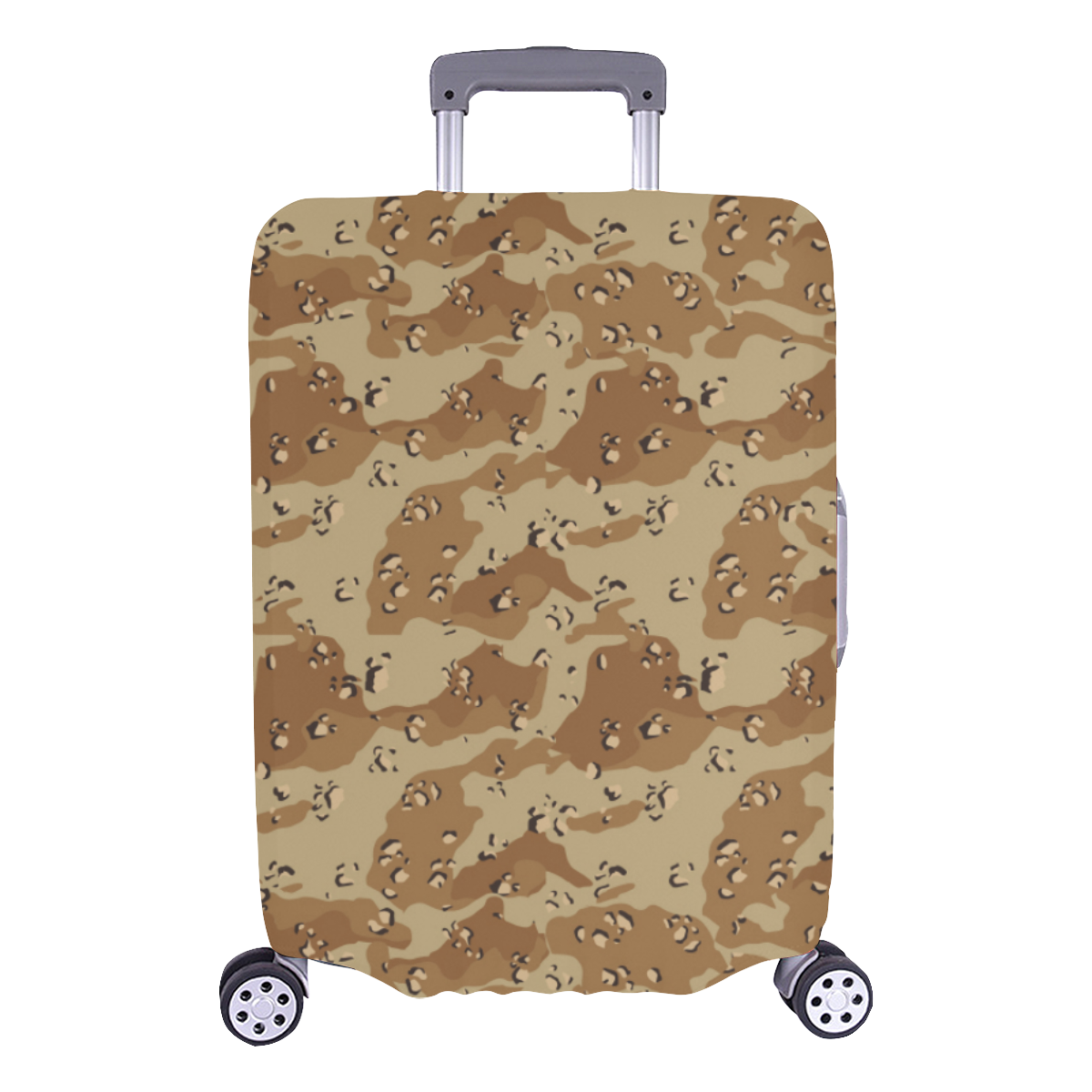 Vintage Desert Brown Camouflage Luggage Cover/Large 26"-28"