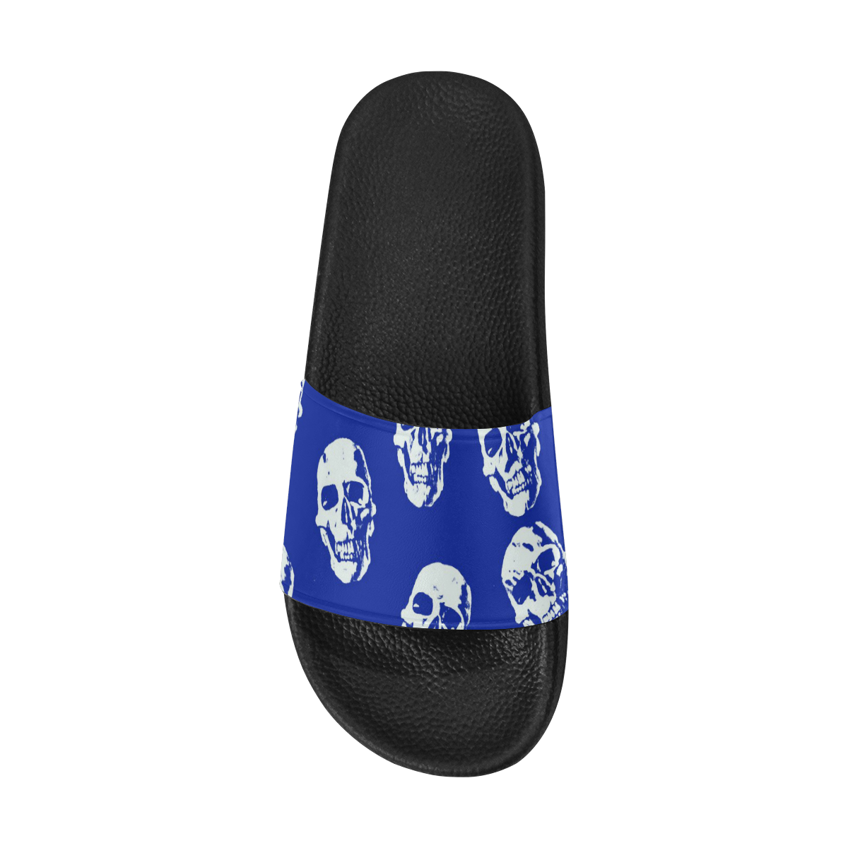 Hot Skulls,white by JamColors Women's Slide Sandals (Model 057)