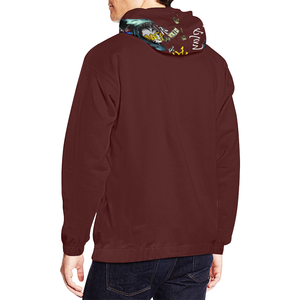SHARK AGNP HOODIE All Over Print Hoodie for Men (USA Size) (Model H13)