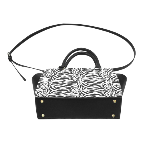 Zebra Animal Pattern Classic Shoulder Handbag (Model 1653)