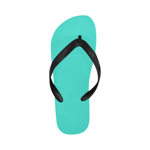 color turquoise Flip Flops for Men/Women (Model 040)