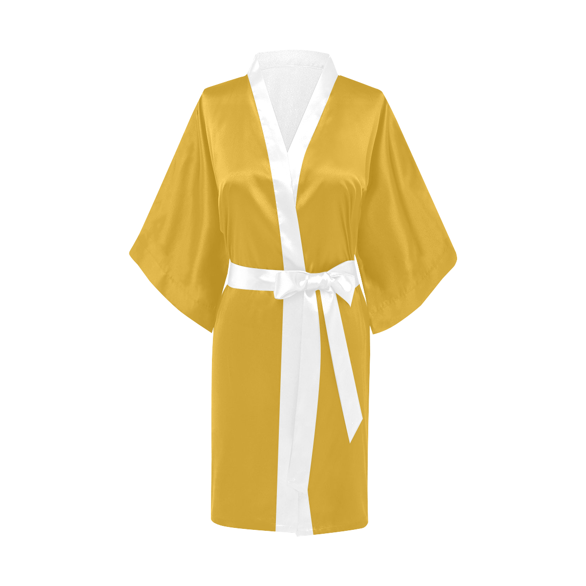 color goldenrod Kimono Robe