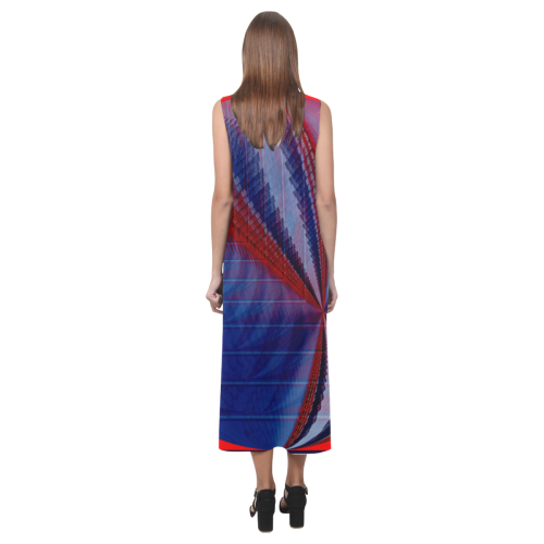 RED BLU Phaedra Sleeveless Open Fork Long Dress (Model D08)