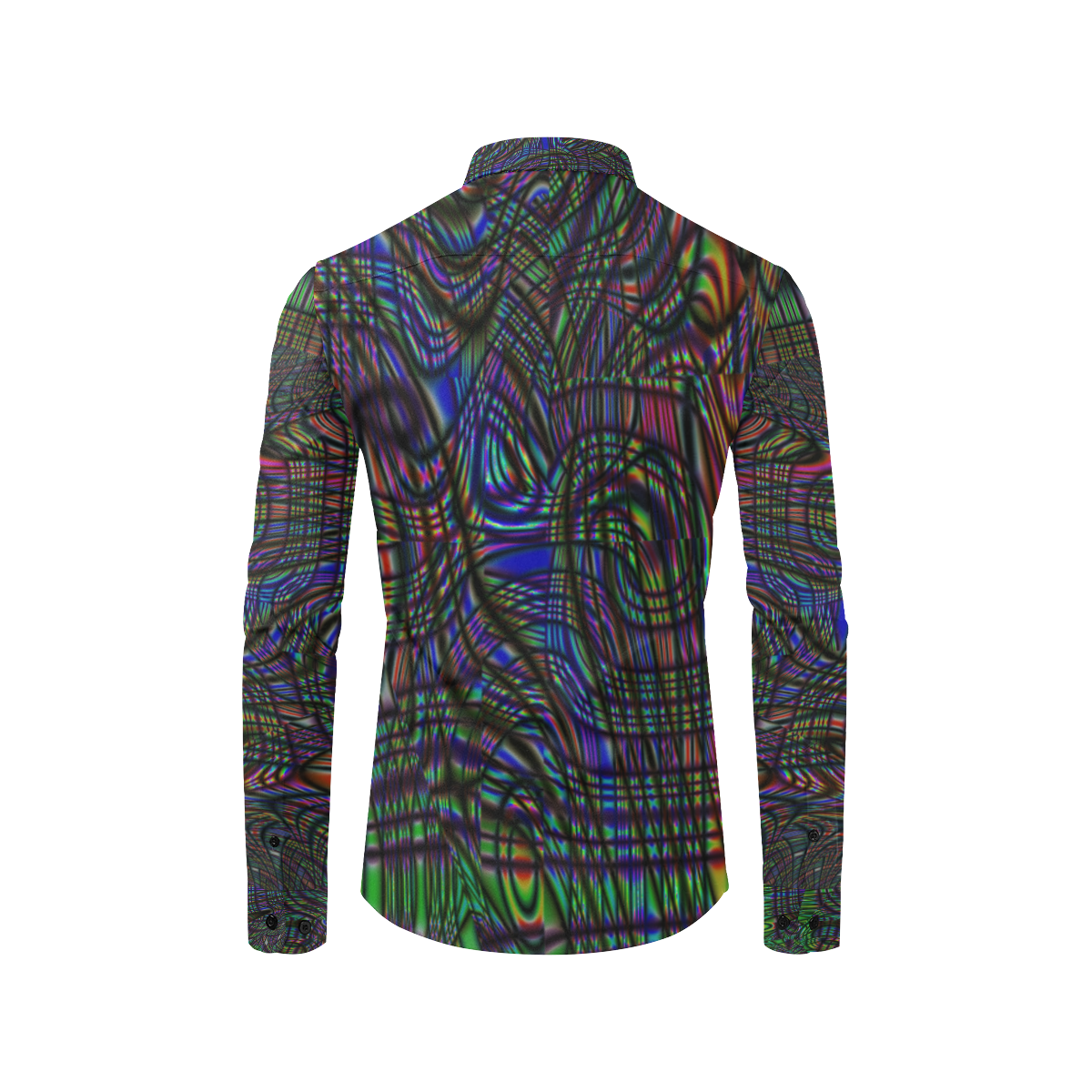 Digital Abstraction Men's All Over Print Casual Dress Shirt (Model T61)