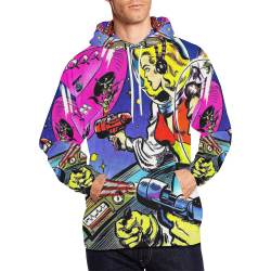 Battle in Space 2 All Over Print Hoodie for Men/Large Size (USA Size) (Model H13)
