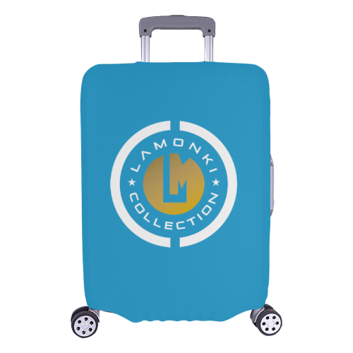 White Emblem G blue Luggage Cover/Large 26"-28"
