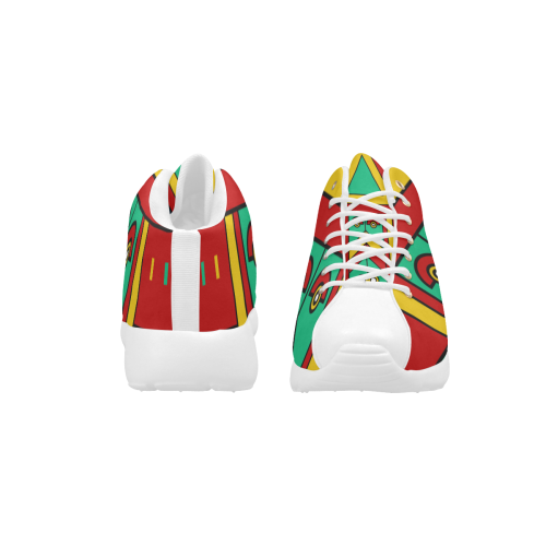 Aztec Spiritual Tribal Men's Basketball Training Shoes (Model 47502)