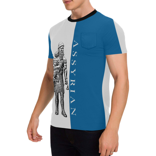 GIlgamish Men's All Over Print T-Shirt with Chest Pocket (Model T56)