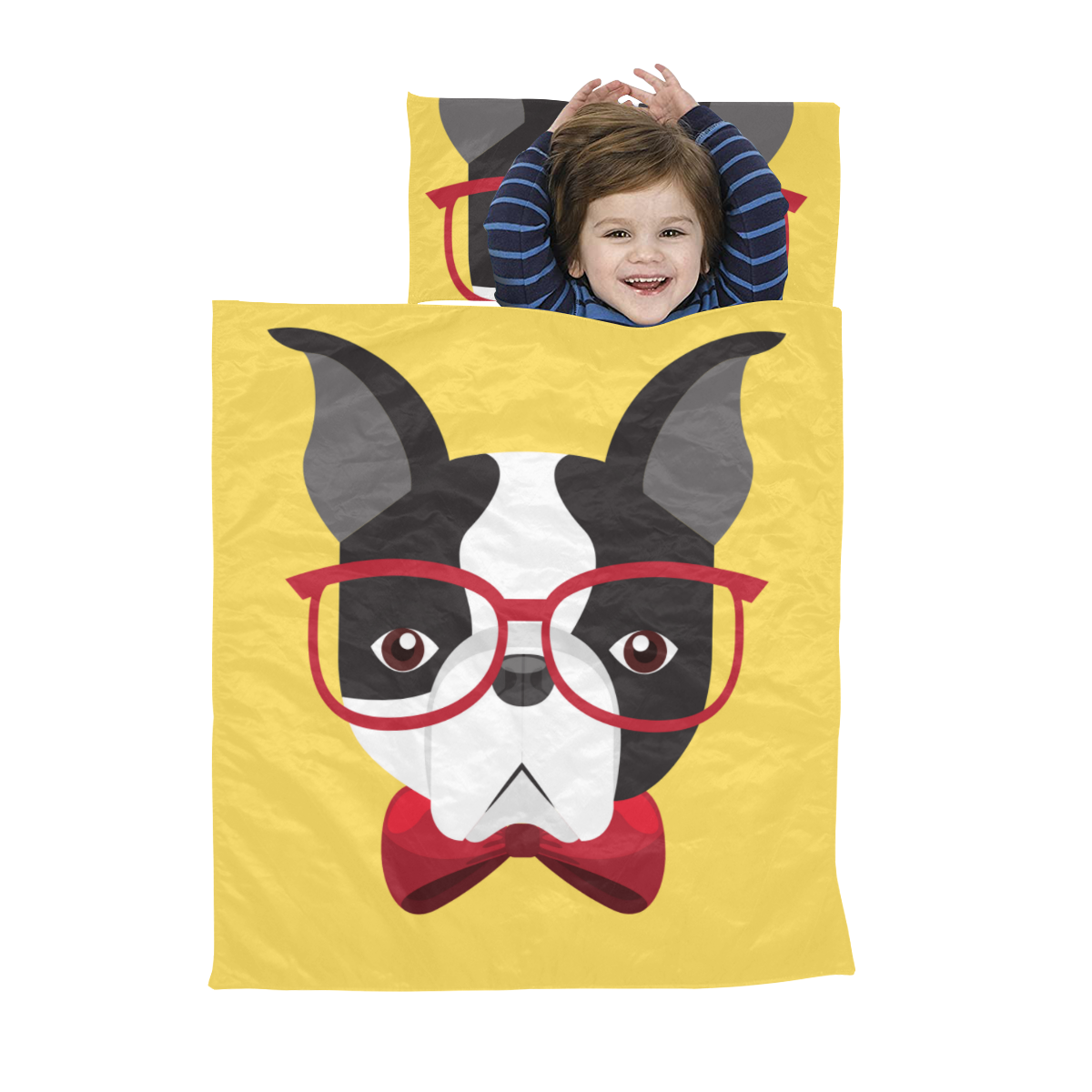 perro con gafas Kids' Sleeping Bag