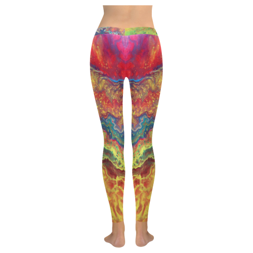 Powerful Women's Low Rise Leggings (Invisible Stitch) (Model L05)