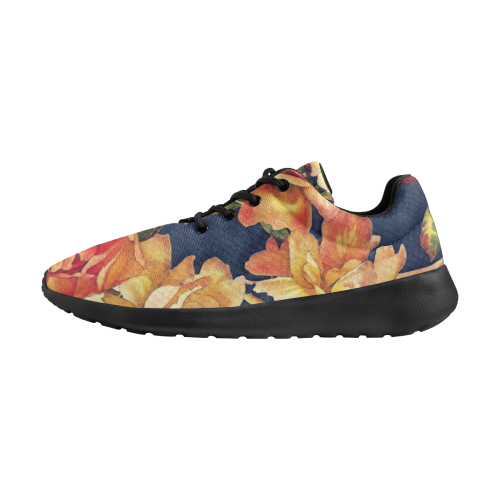 flowers #flowers #pattern #flora Men's Athletic Shoes (Model 0200)