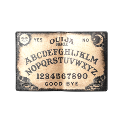 ouija-boardclassique Men's Leather Wallet (Model 1612)