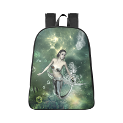 Awesome mermaid in the deep ocean Fabric School Backpack (Model 1682) (Large)