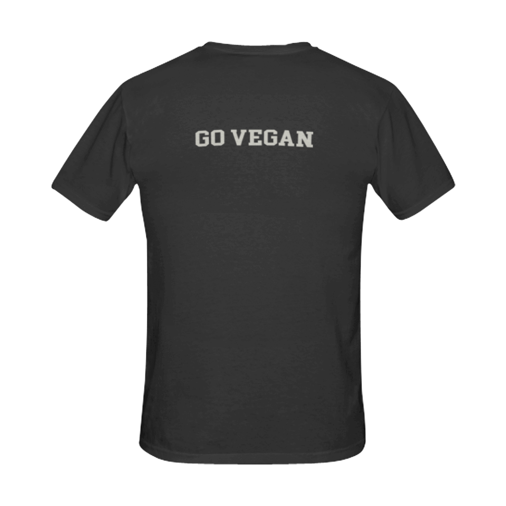 Friends Not Food (Go Vegan) All Over Print T-Shirt for Men (USA Size) (Model T40)