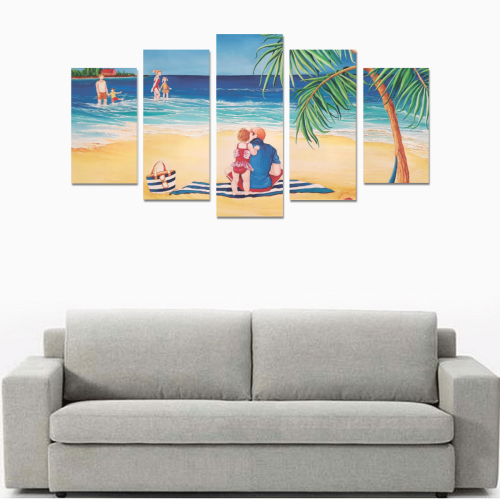 BEACH DAY Canvas Print Sets A (No Frame)