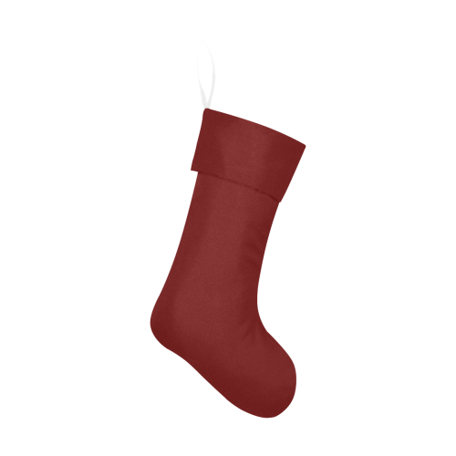 color blood red Christmas Stocking