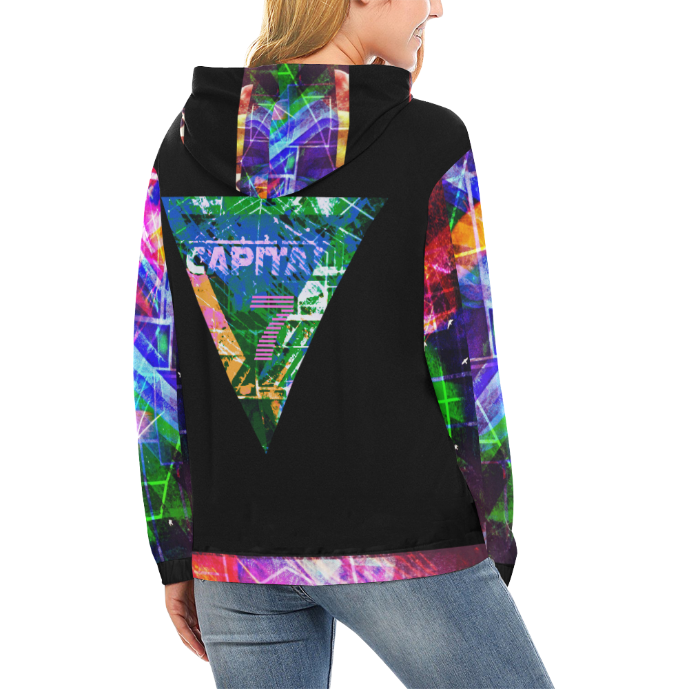 mourning light hoodie All Over Print Hoodie for Women (USA Size) (Model H13)