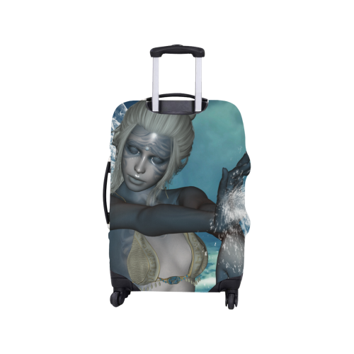 The fairy of water Luggage Cover/Small 18"-21"