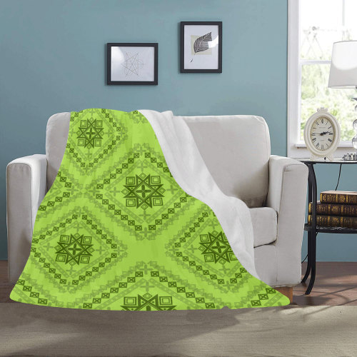 Ethnic folk ornament Ultra-Soft Micro Fleece Blanket 50"x60"