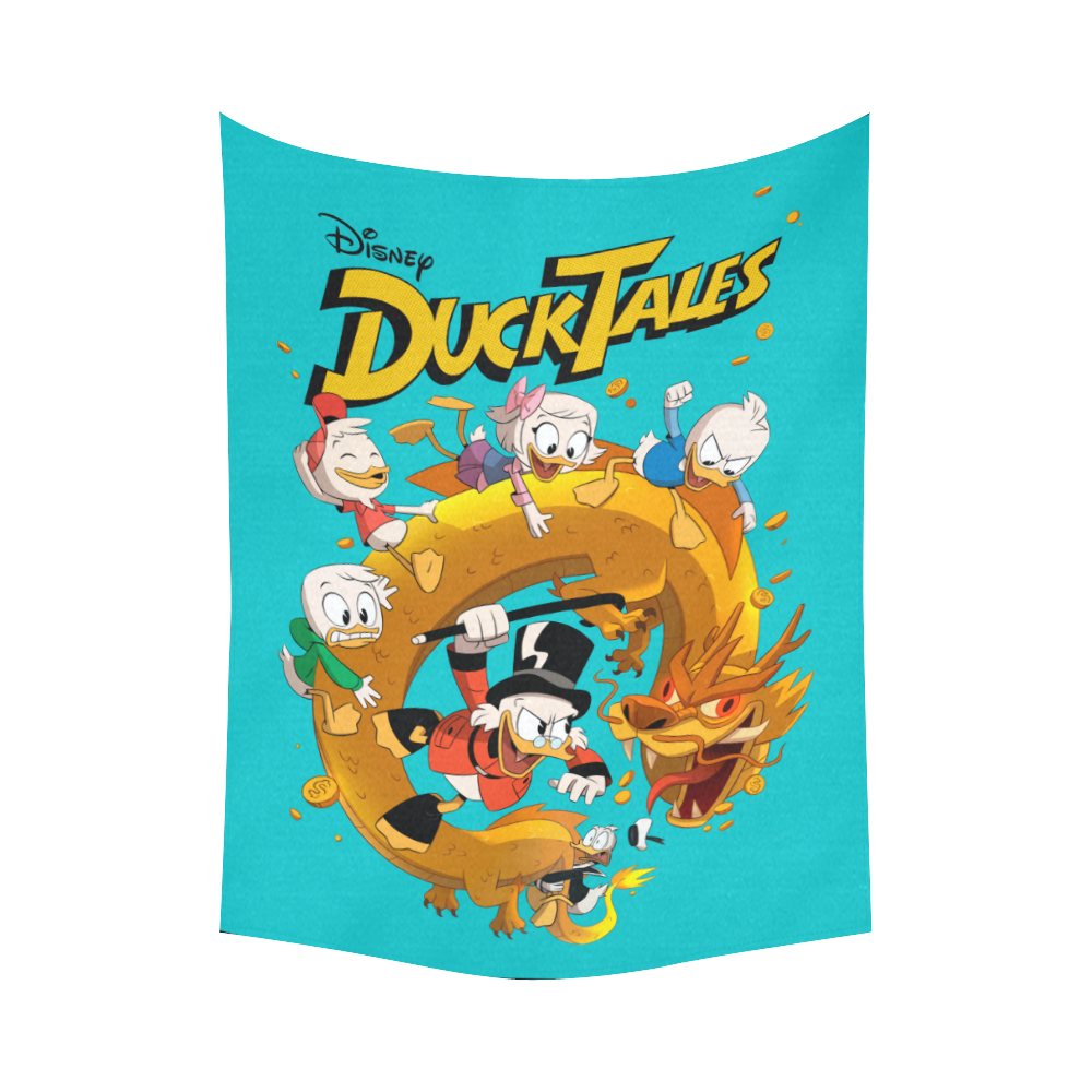 DuckTales Cotton Linen Wall Tapestry 60"x 80"